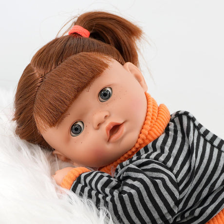 BiBi Sleeping Ginger Girl Doll (45 cm / 18") by BiBi Doll - UKBuyZone