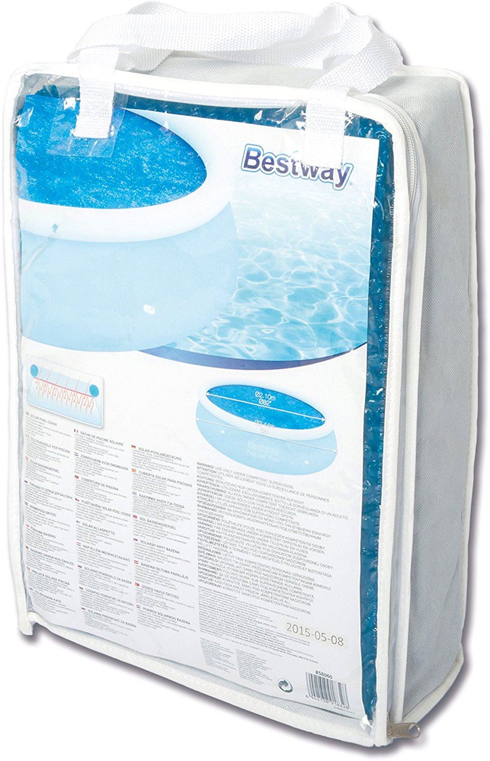 8 ft Bestway Round Solar Swimming Pool Cover by Bestway - UKBuyZone