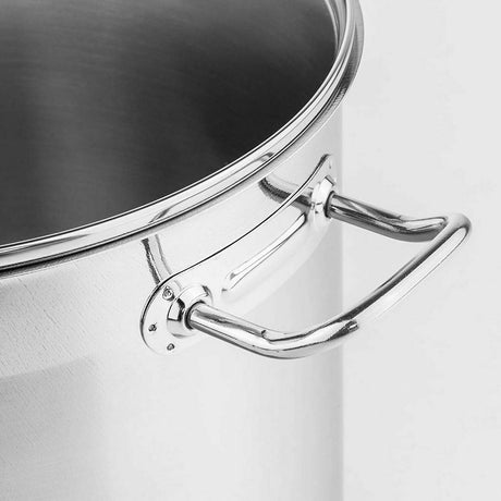 10 Litre Stock Pot With Glass Lid by GEEZY - UKBuyZone