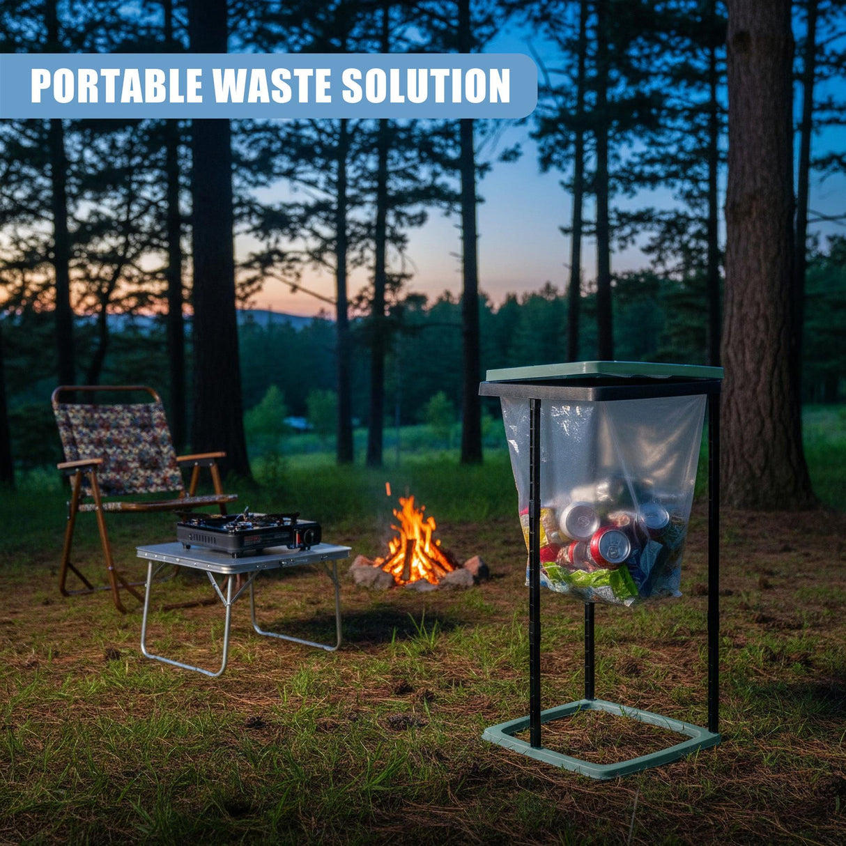 Collapsible Bin Bag Stand