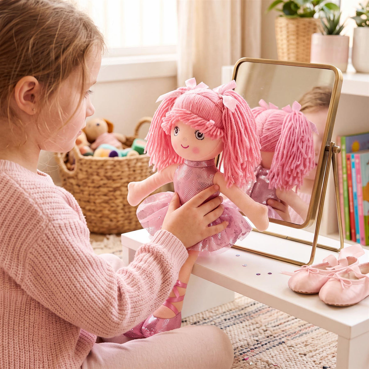 Ballerina Rag Doll 16"