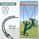 Tandem Swing with Two Seats by The Magic Toy Shop - UKBuyZone