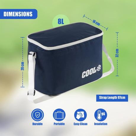 8 L Cooler for Food and Drinks by Geezy - UKBuyZone