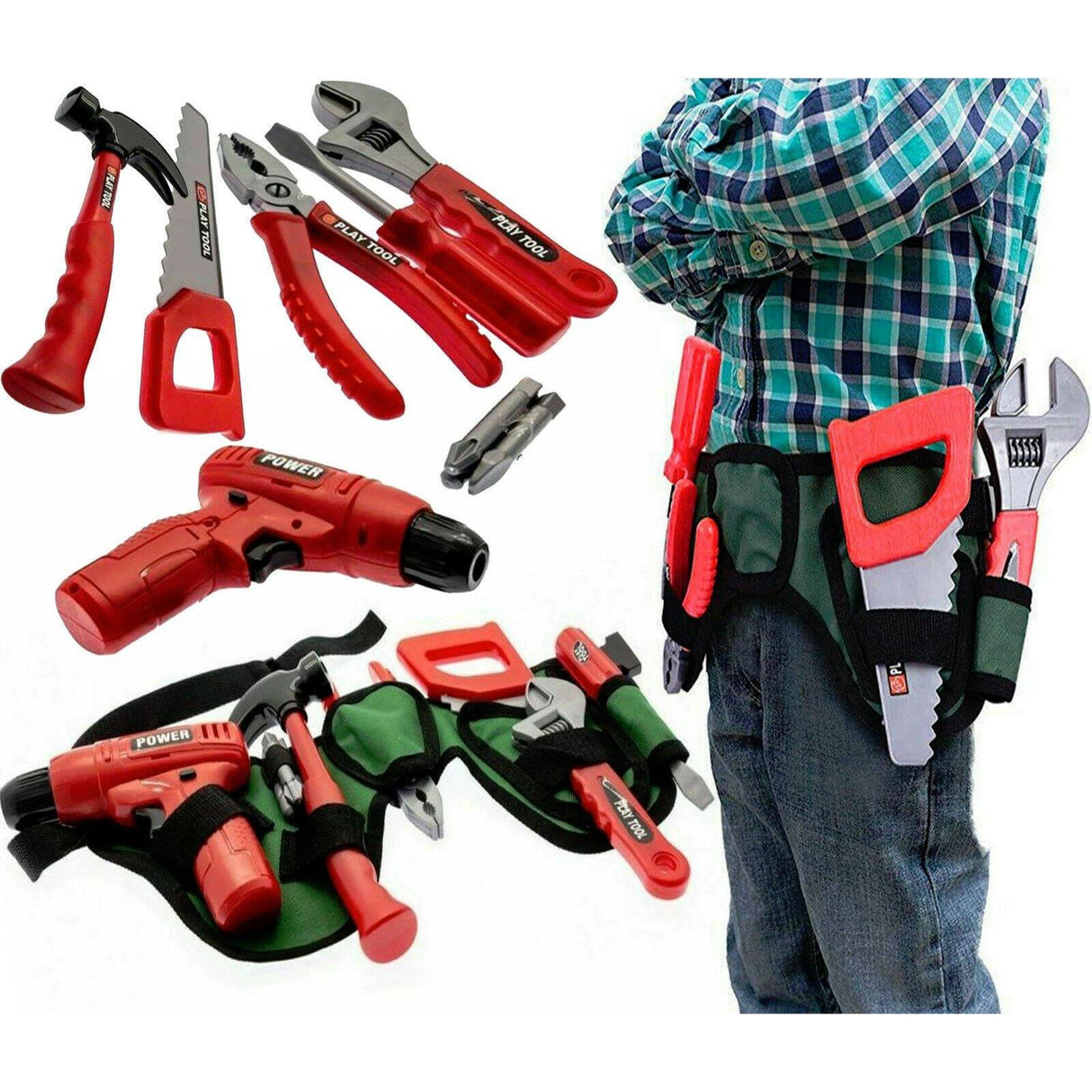 Kids Tool Set & Work Belt