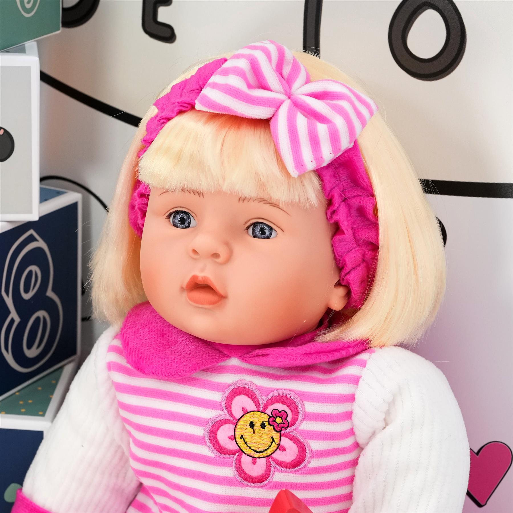 24" Chubby Face Baby Doll by BiBi Doll - UKBuyZone