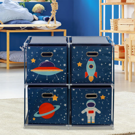 Kids Space Design Storage Cubes by The Magic Toy Shop - UKBuyZone