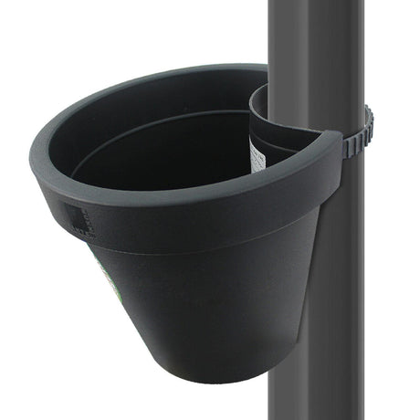 Black Drainpipe Planter by GEEZY - UKBuyZone