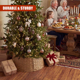Natural Brown Christmas Tree Skirt 26"