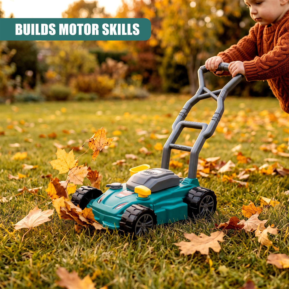 Toy Lawn Mower with Lights & Sounds