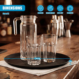 Non-Slip Round Tray - Set of 2