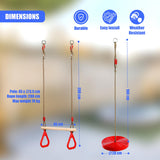 Trapeze Swing & Plate Seat by The Magic Toy Shop - UKBuyZone