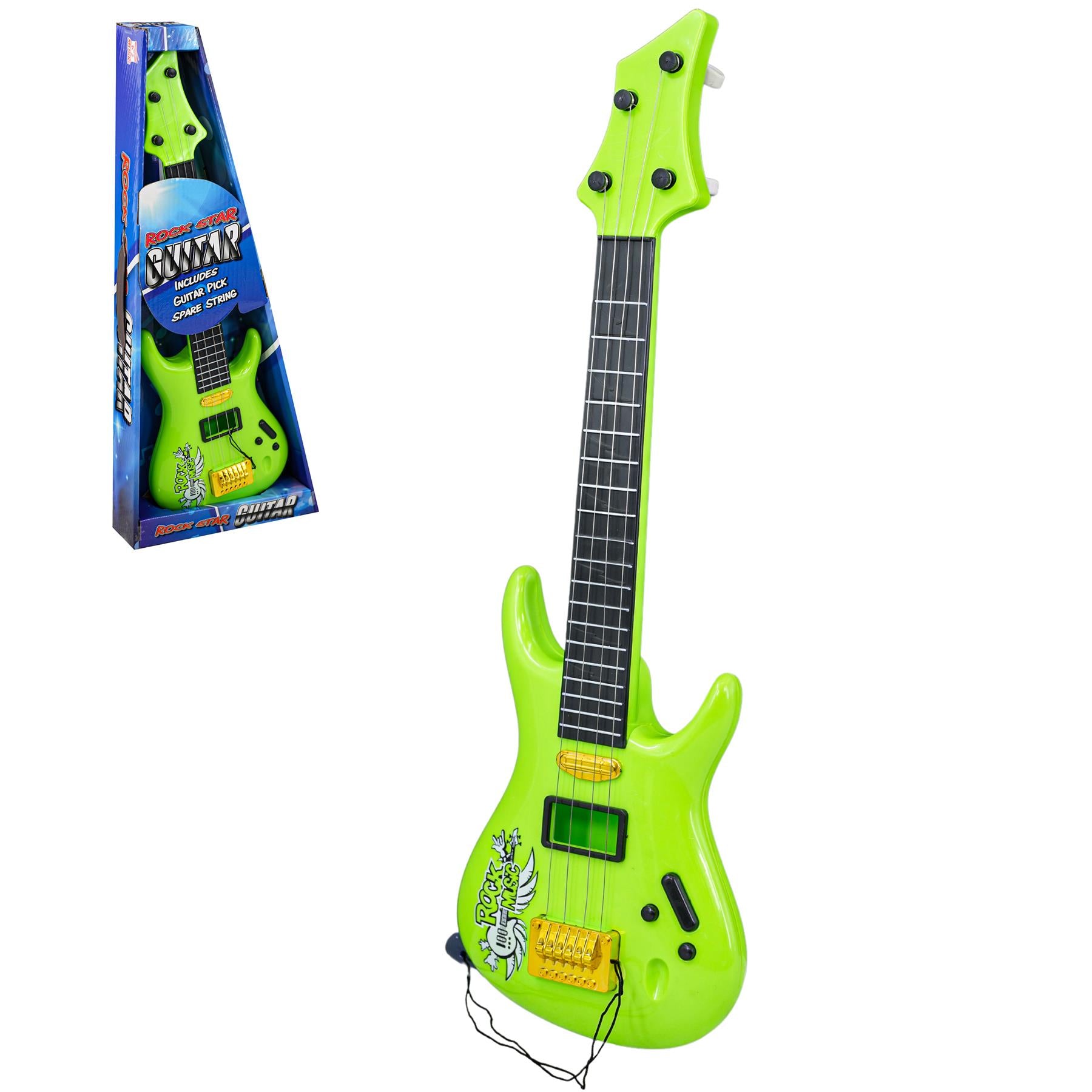 19 Inches Kids Plastic Acoustic Guitar by The Magic Toy Shop - UKBuyZone