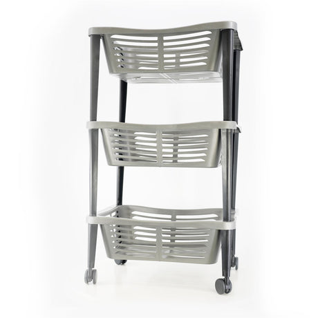 3 Tier Wheel Mounted Trolley by Geezy - UKBuyZone