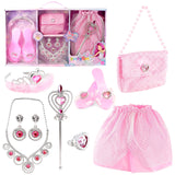 "A vibrant pink costume set, complete with matching jewelry, shoes, and a tiara." - UKBuyZone