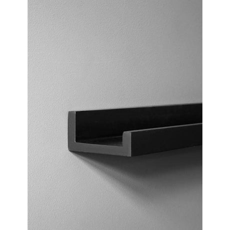 GEEZY Black Wall Hanging Shelf 30 cm Pack 2