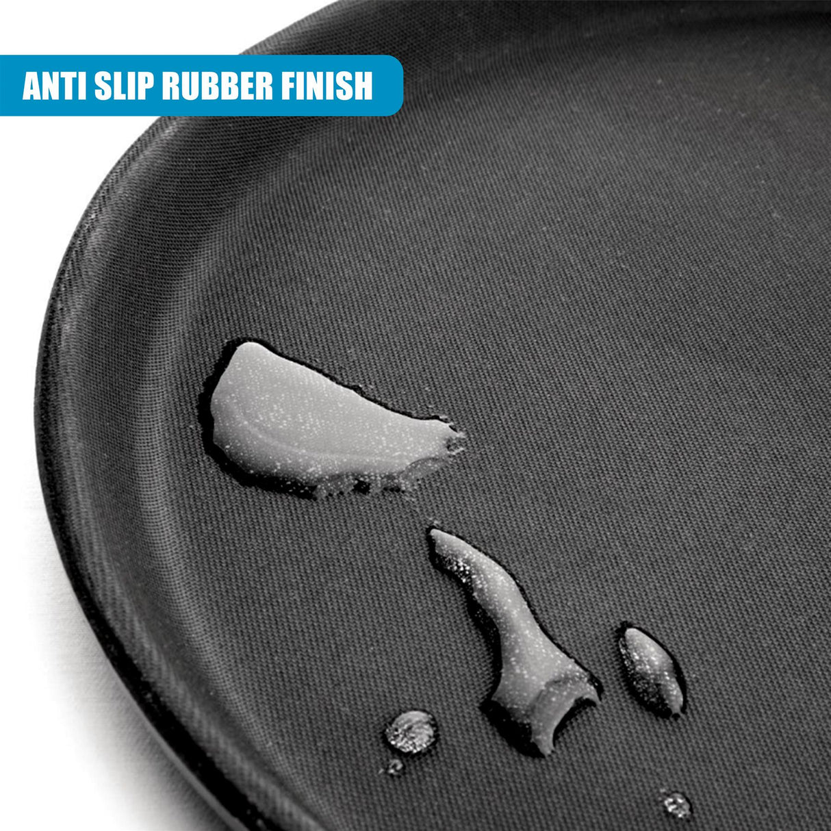 Non-Slip Round Tray - Set of 2