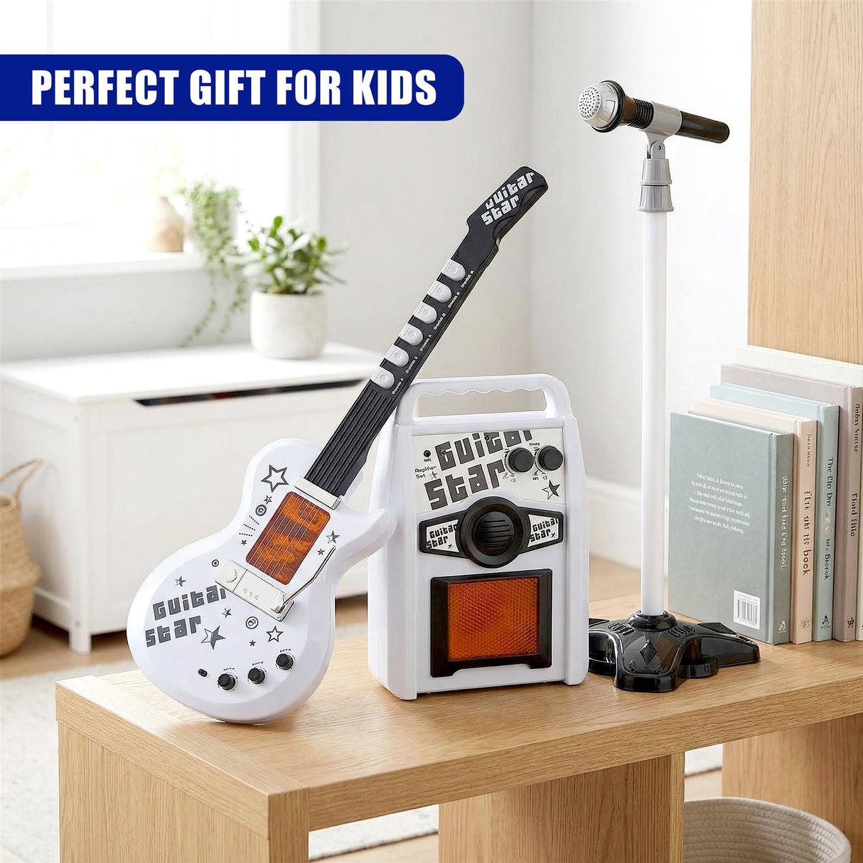 Kids Rock Star Guitar, Amplifier & Microphone Set