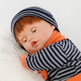 BiBi Sleeping Ginger Boy Doll (45 cm / 18") by BiBi Doll - UKBuyZone