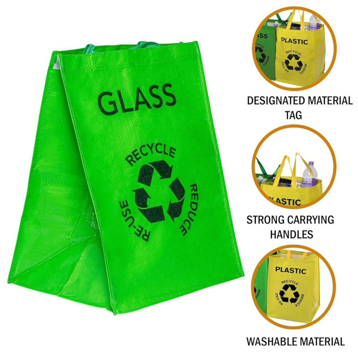 Recycle Carry Bags by GEEZY - UKBuyZone