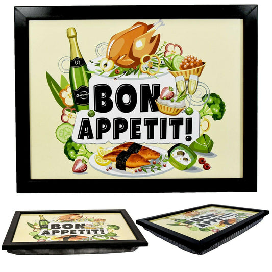 Bon Appetit Lap Tray With Bean Bag Cushion by Geezy - UKBuyZone