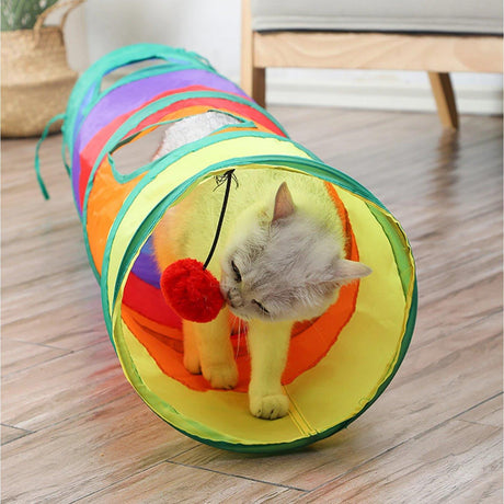 GEEZY 2 Way Pet Tunnel