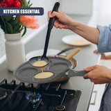 4 Mould Non-Stick Pancake Pan by GEEZY - UKBuyZone