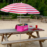 Red Striped Parasol