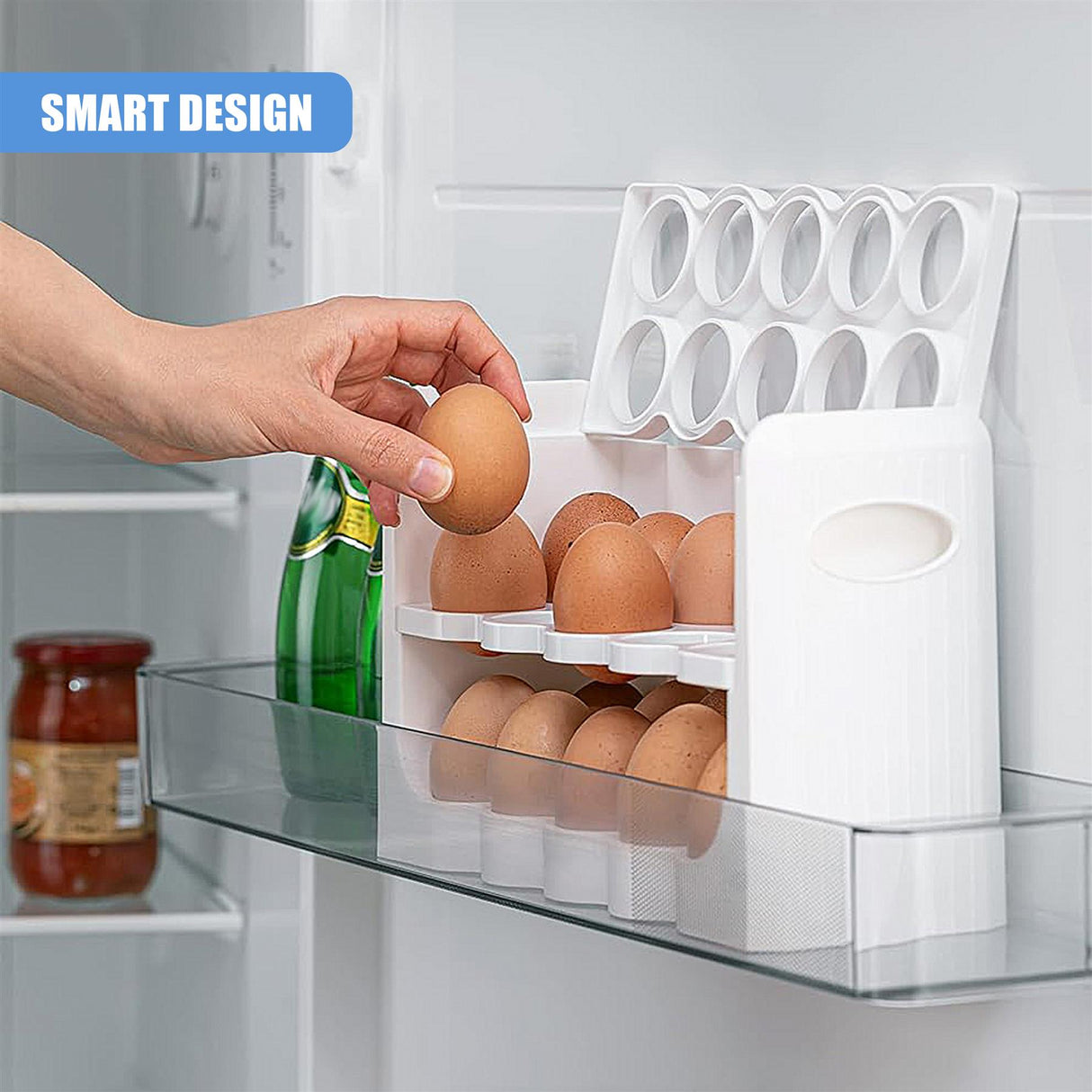 30 Grid 3 Layer BPA Free Egg Holder