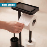 All-in-One Toilet Roll Holder