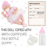 BiBi Doll Reborn Girl "Cherry" (43 cm / 17")