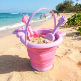 Collapsible Beach Bucket & Spade Sets