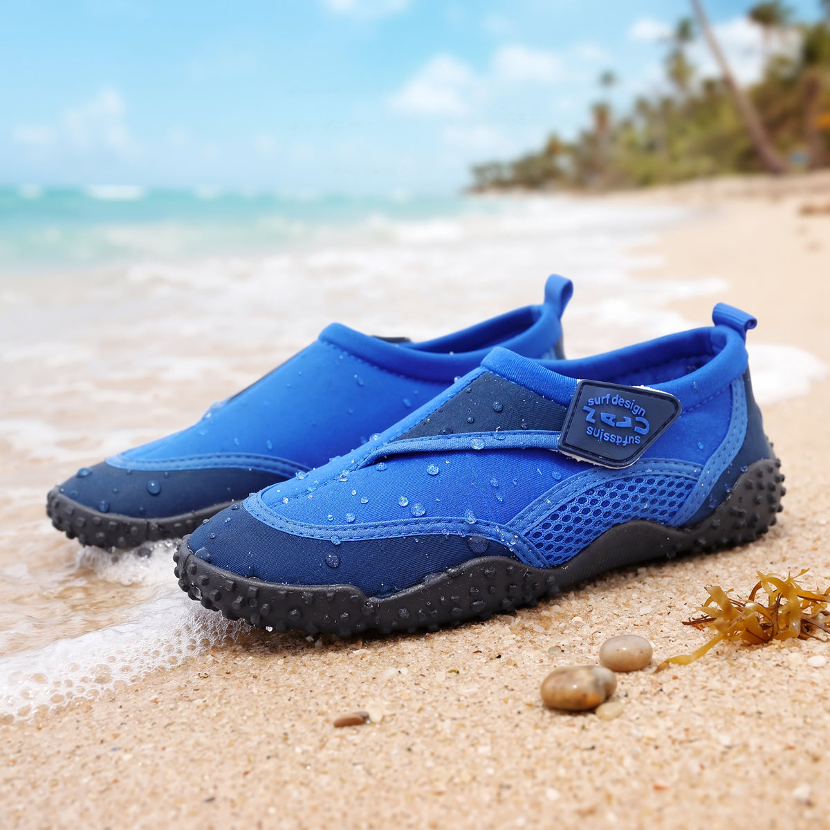 Blue Neoprene Aqua Shoes
