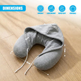 Soft Hooded Neck Travel Pillow