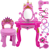 Princess Vanity Dressing Table & Stool Toy by The Magic Toy Shop - UKBuyZone