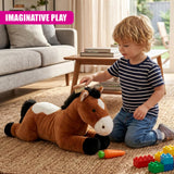 25" Brown Horse Soft Toy