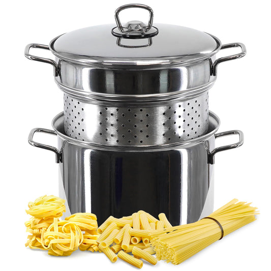 Stainless Steel Spaghetti Pasta Pot by GEEZY - UKBuyZone