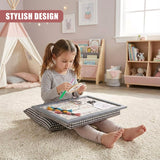 Lap Tray with Bean Bag Cushion Good Food Good Mood Design