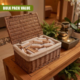 Wooden Double Sided Nail Brushes with Firm Bristles