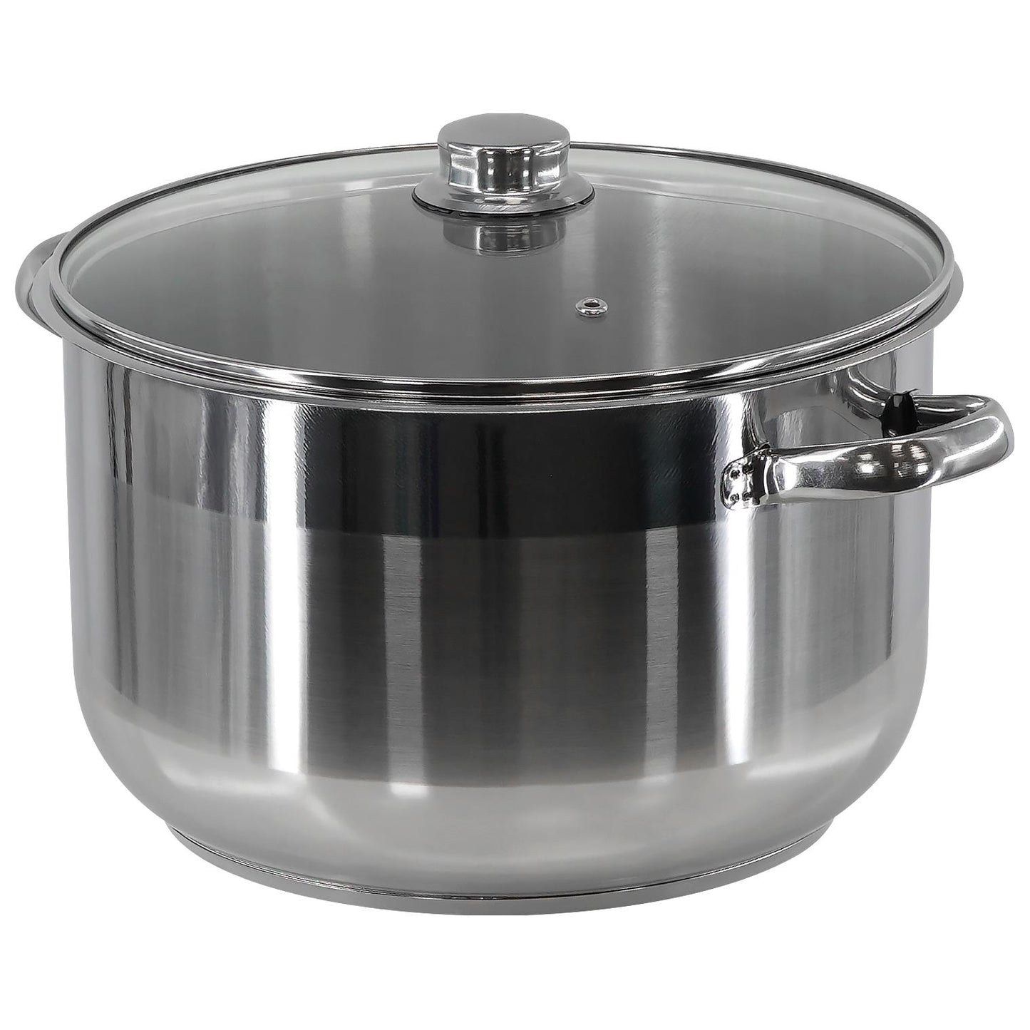 Stainless Steel Stock Pot with Lid 6.5L by GEEZY - UKBuyZone
