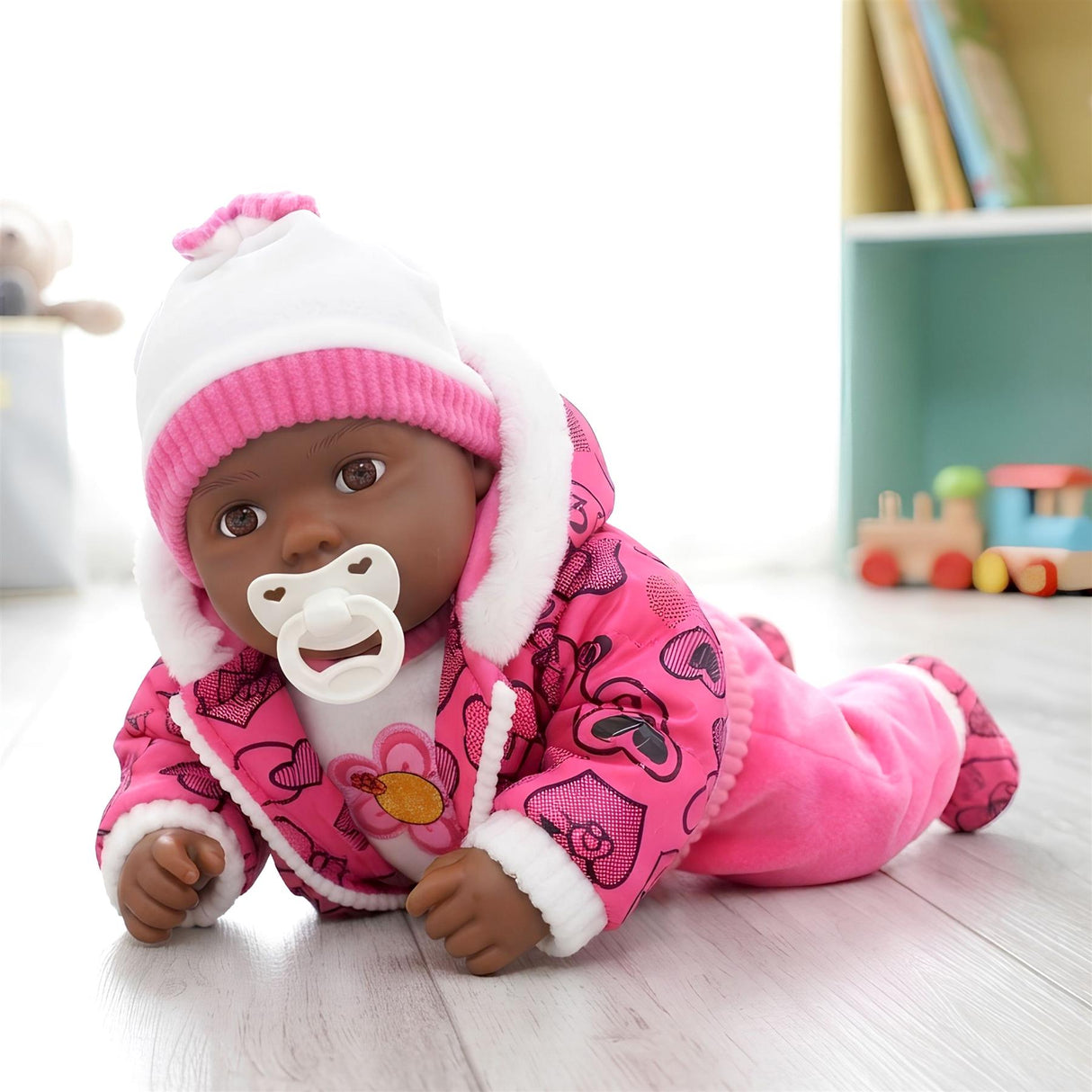 BiBi Black Baby Doll "Sparkle" (50 cm / 20")