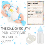 BiBi Doll Reborn Sleeping Boy "Douglas" (43 cm / 17")