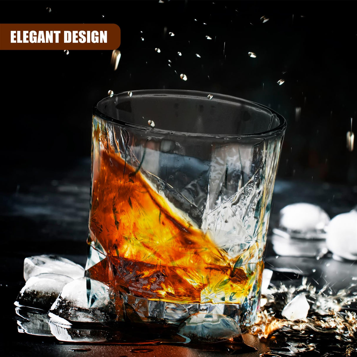 Set of 4 Whisky Glasses