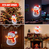 Snowman Neon Sign