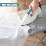 Grey Heart Ironing Board Cover (122 x 38 cm)
