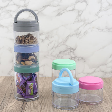 Stackable Tower Snack Food Container by Geezy - UKBuyZone