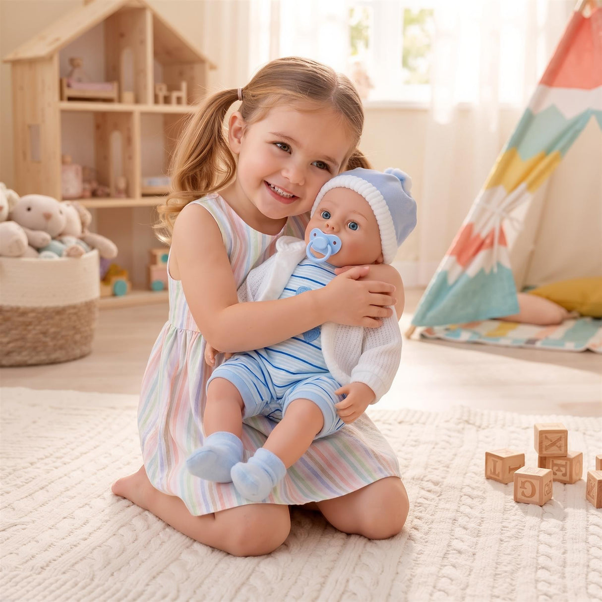 BiBi Baby Doll - Blue (45 cm / 18")