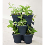 GEEZY Stackable Vertical Garden Flower Pot Strawberry Planter