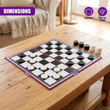 Traditional Folding Draughts Game