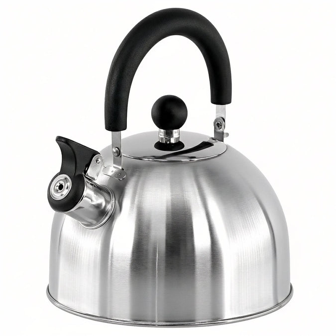 2.5 L Stainless Steel Whistling Camping Kettle - UKBuyZone