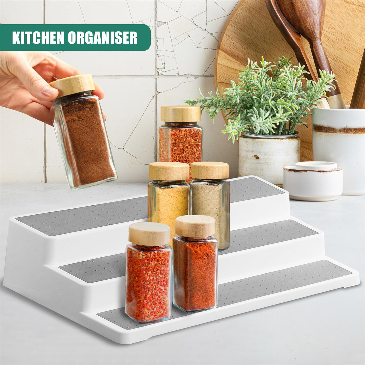 3 Tier Spice Rack 36cm